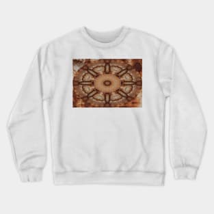 Orange Twirly Crewneck Sweatshirt